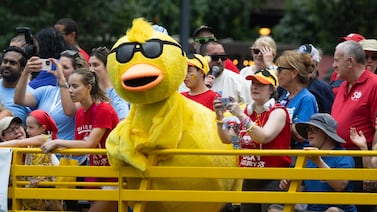 Patitos tuvieron su tradicional carrera, ¡vea que buenas fotos!