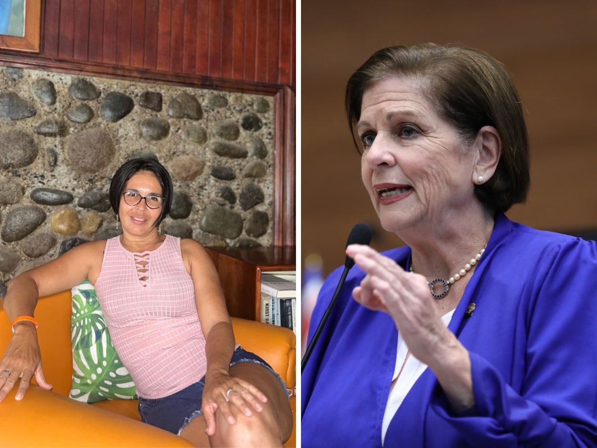 Pilar Cisneros ha sido el centro de críticas de partes de diputados y la población en general, por sus despectivos comentarios. Alejandra es una de las que no dejó pasar sus palabras. Foto. Cortesía.