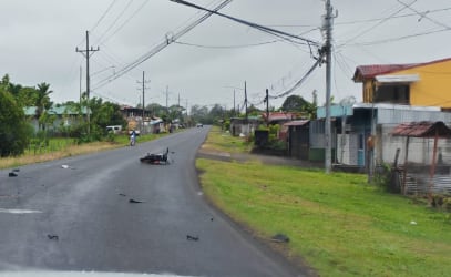 Accidente deja un fallecido en Cariari de Pococí