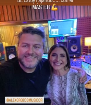 Natalia Monge y Alex Orozco