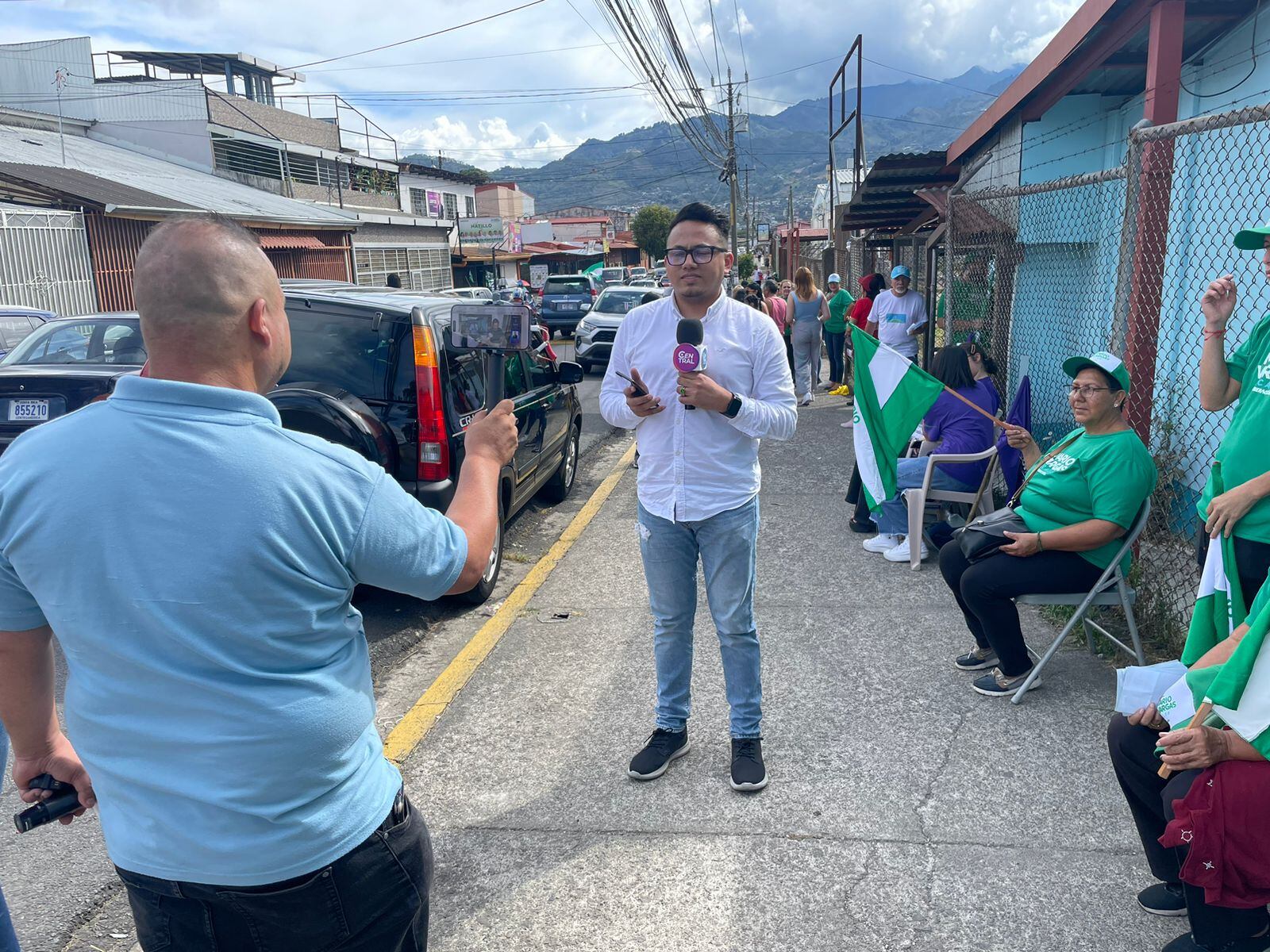 Gerall Chávez es un periodista que huyó de Nicaragua en el 2018 y hoy es uno de los fundadores de "Nicaragua actual".