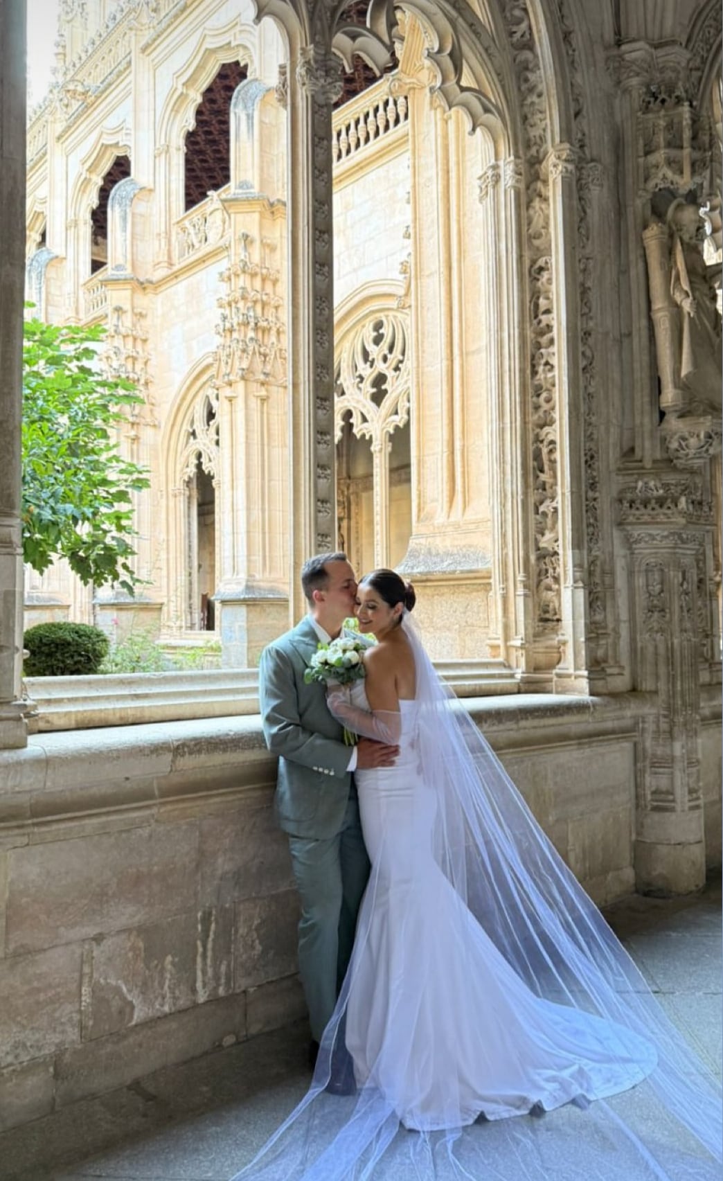 Shirley Álvarez y Daniel Vargas se casaron este viernes 11 de julio en España.