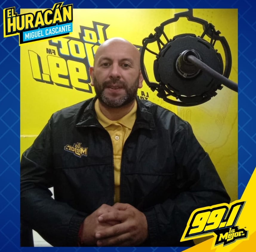 Locutor Miguel Cascante, "El Huracán".