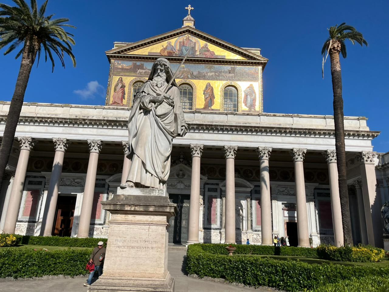 Basílica de San Pablo Extramuros. Foto Ricardo Silesky.