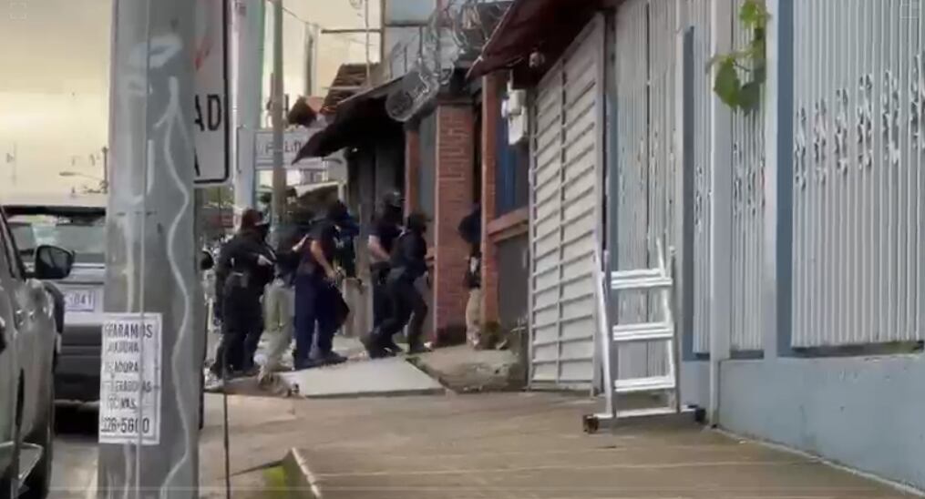 Desmantelan banda sospechosa de traficar cocaína rosada. Foto OIJ.