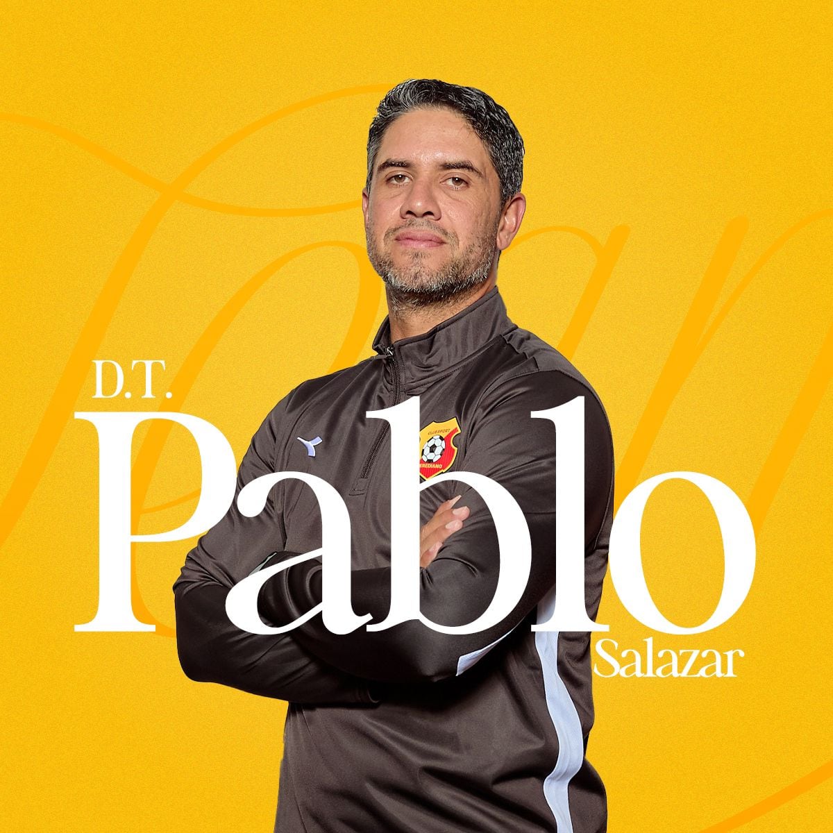 Pablo Salazar es el nuevo técnico del Herediano. Prensa CSH.