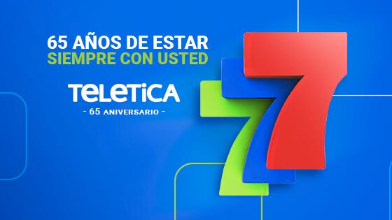 Teletica le dará este regalo a los costarricenses por su 65 aniversario