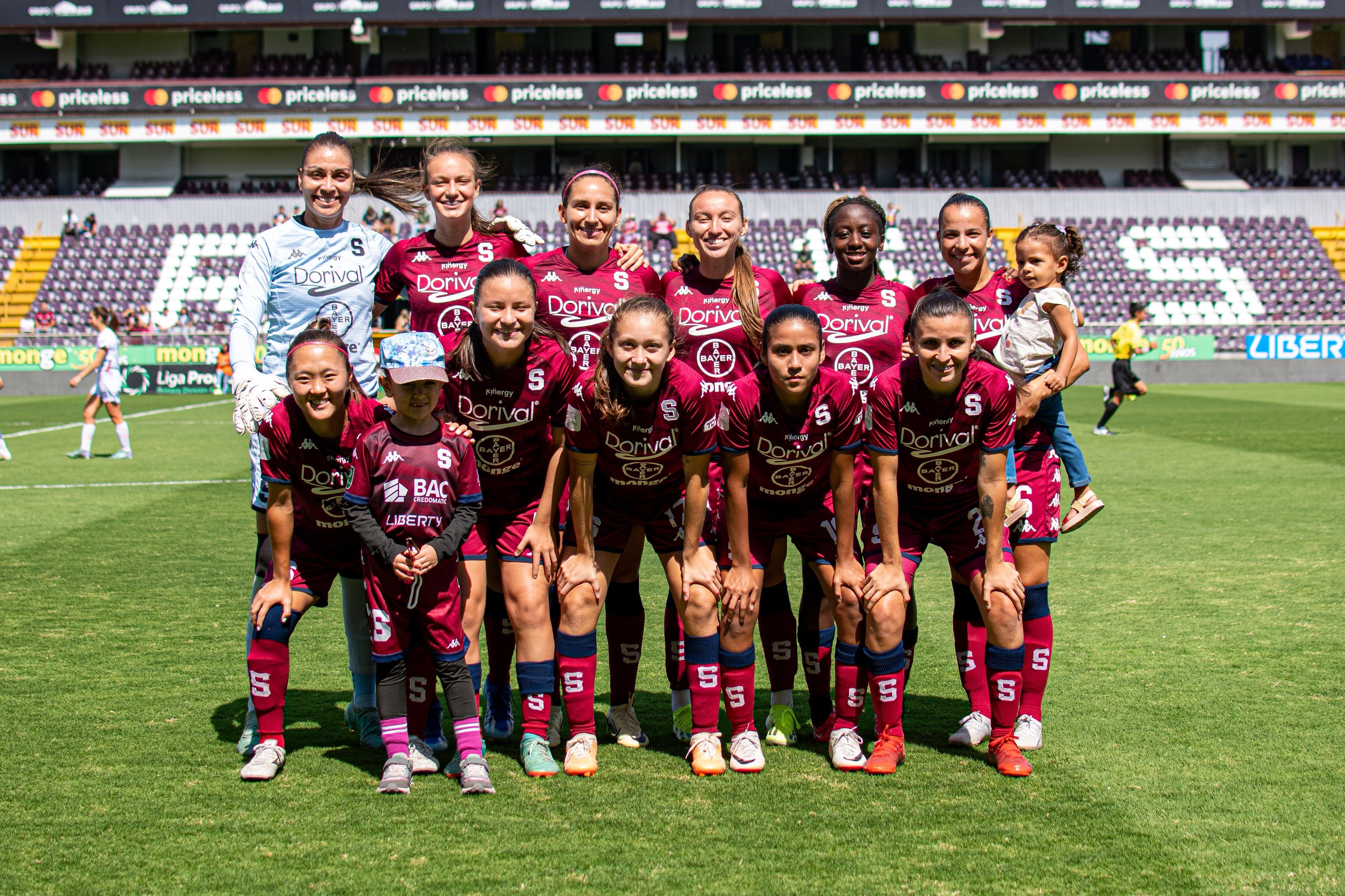 Priscilla Rodríguez, volante de Saprissa femenino. Fotos tomada de X.