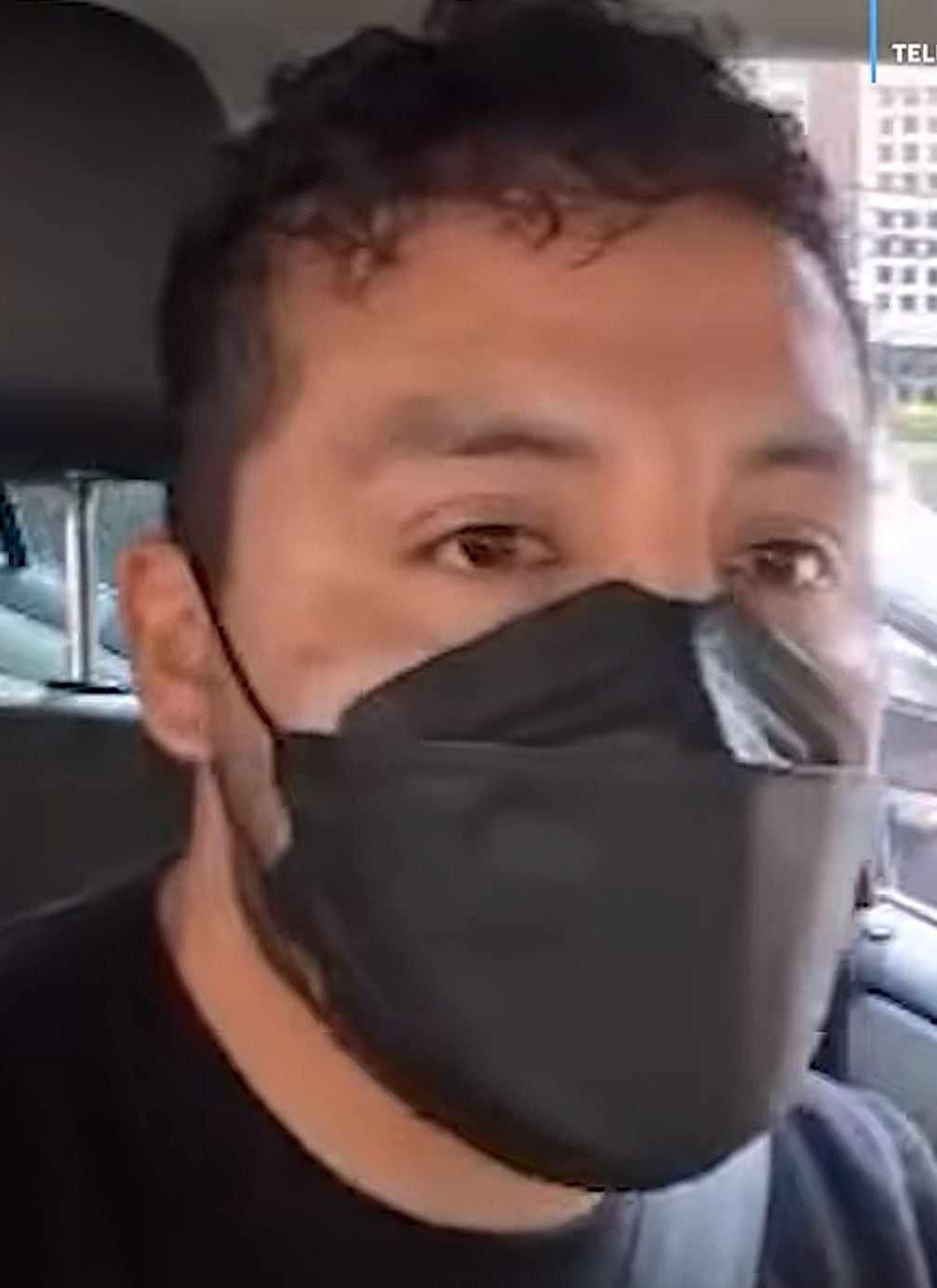 Luis Fonsi fue muy amable con el conductor.