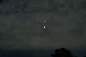 Video viral muestra extraño fenómeno en el cielo minutos antes de los temblores de esta madrugada