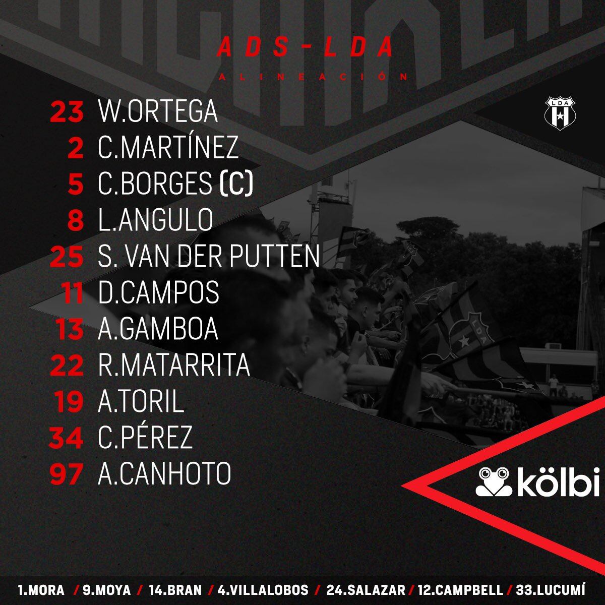 Alineación Alajuelense Santos