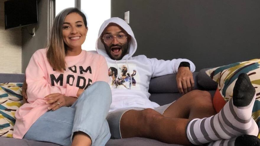 Ricardo Blanco y su esposa Brenda Calvo. Cortesía.