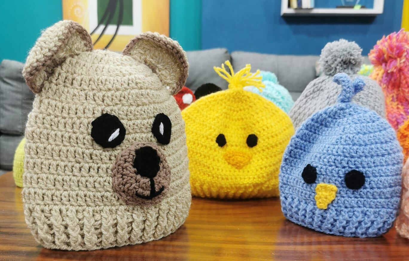 Gorritos donados al hospital de Niños por Cáritas