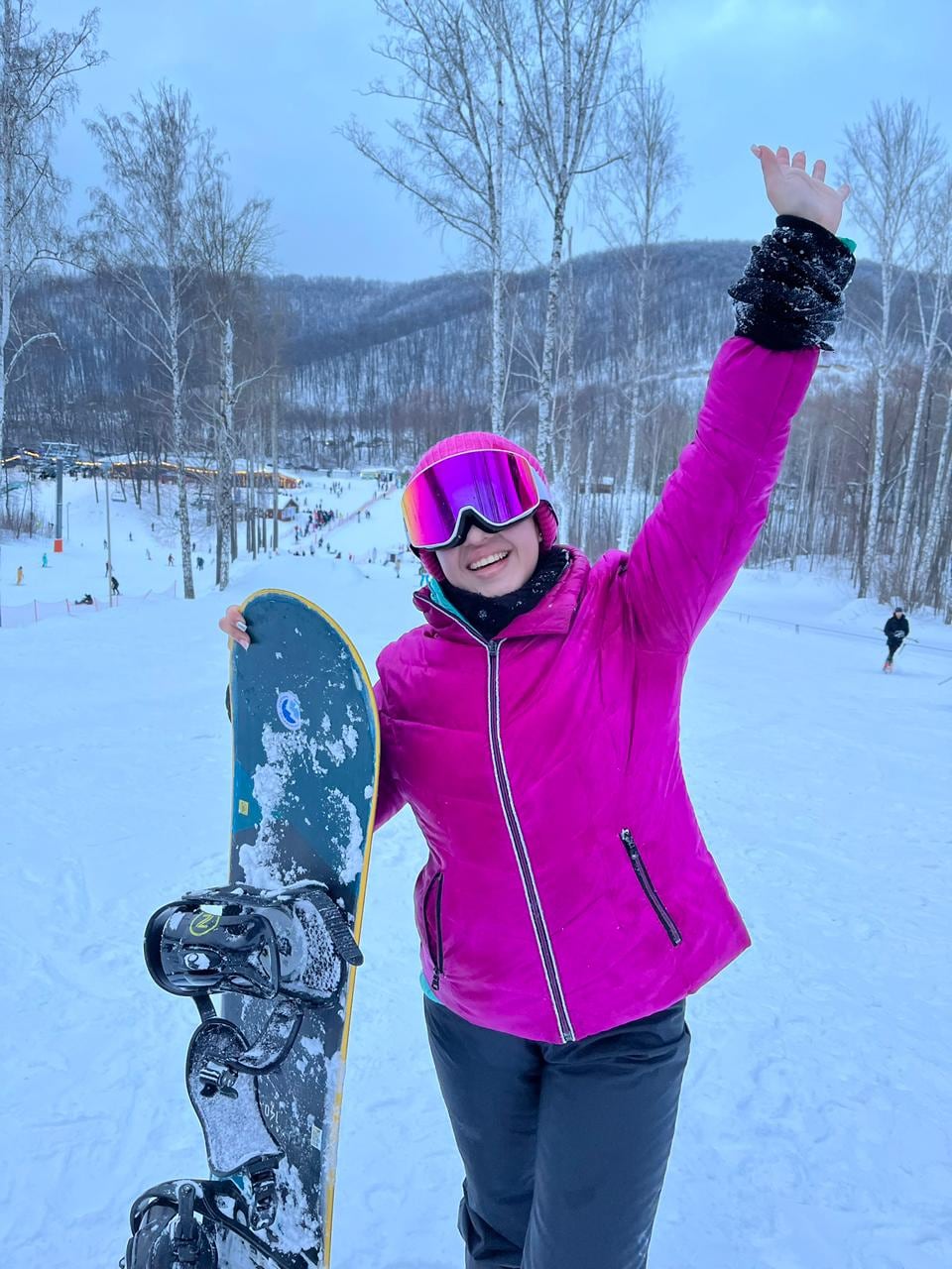 कोटेच्या 23 वर्षीय मारिया सेलेस्टे अल्वाराडो डुरानने नवीन वर्षाचा शुभारंभ केला आणि तिच्या गुडघ्यापर्यंत बर्फ पडला आणि तापमान शून्यापेक्षा 40 अंशांच्या खाली गेले जेथे ती एरोस्पेस अभियांत्रिकीचा अभ्यास करते.