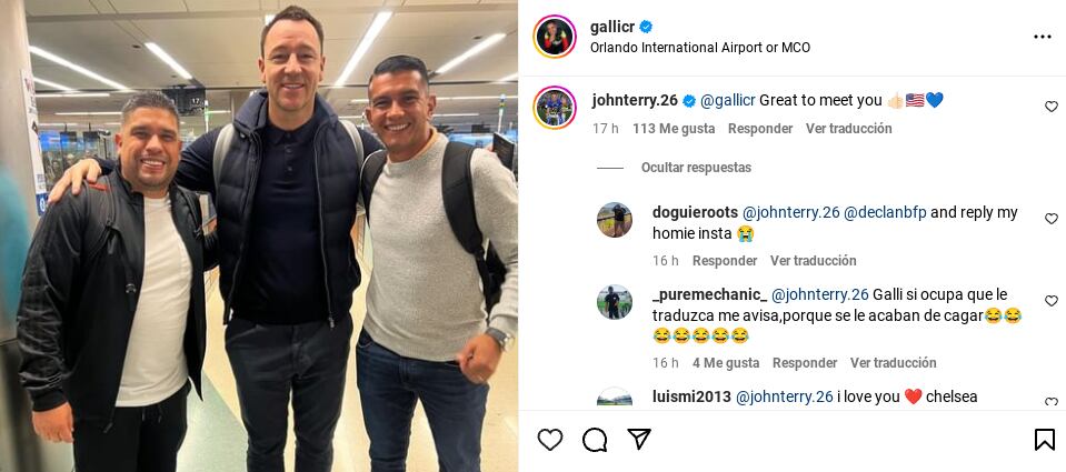 John Terry Rigoberto Alfaro