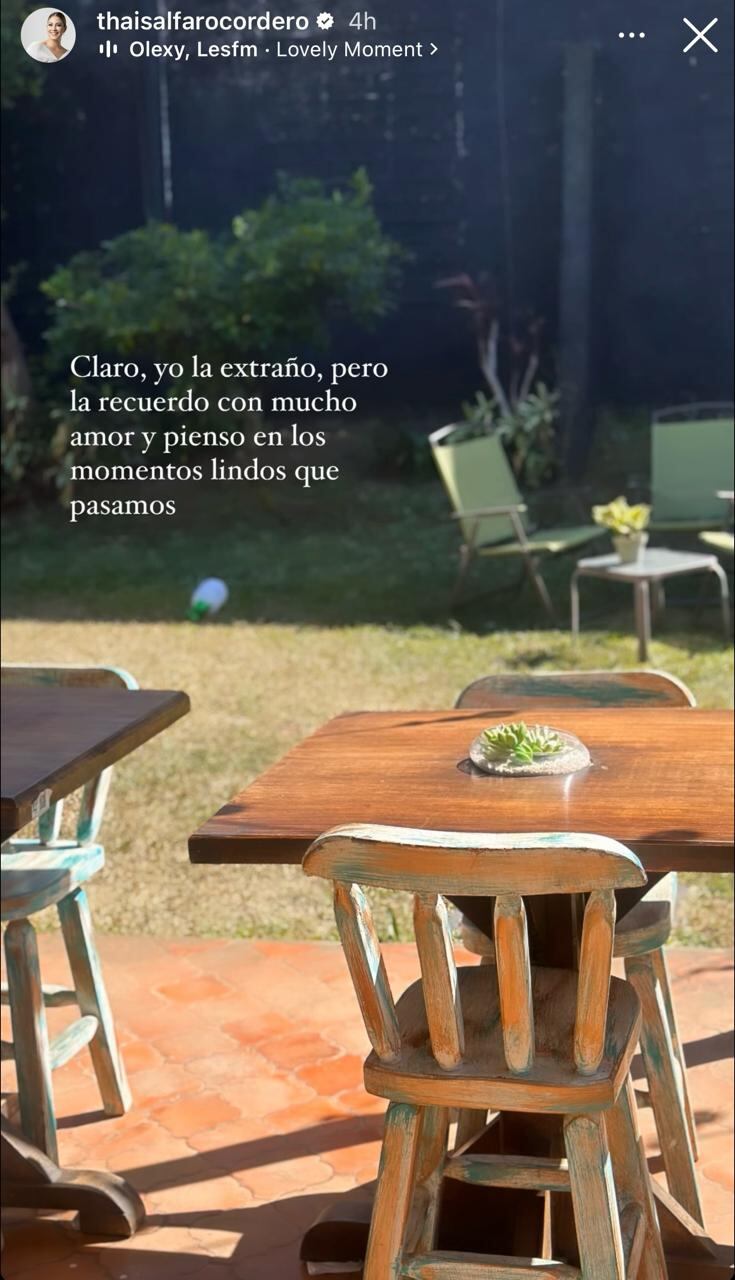 Melissa Mora, Thais Alfaro