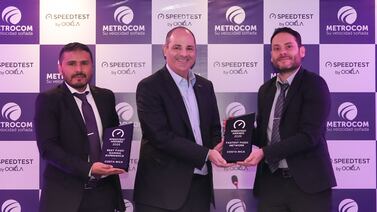Conectividad al máximo: Metrocom se lleva el Speedtest Award por tercera vez