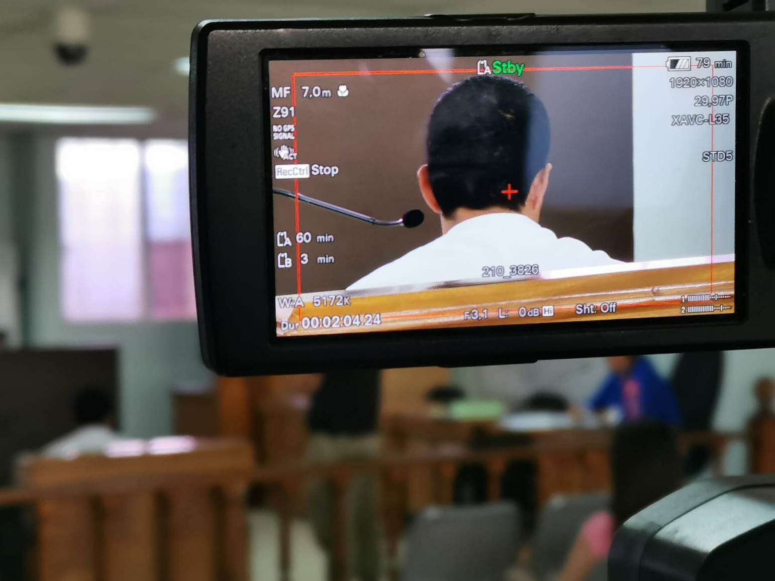 Declaración de Casasola Salas, acusado por desaparición de Keibril. Foto Allan Rodríguez.