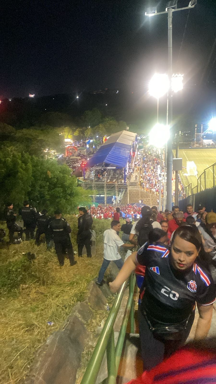 Nicaragua vs Costa Rica, estadio nacional de Nicaragua