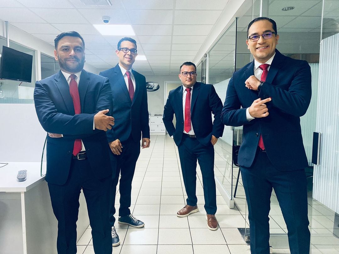 Felipe Castro, Juan Ulloa, Fabián Borbón y Miguel Calderón. Foto: Instagram.