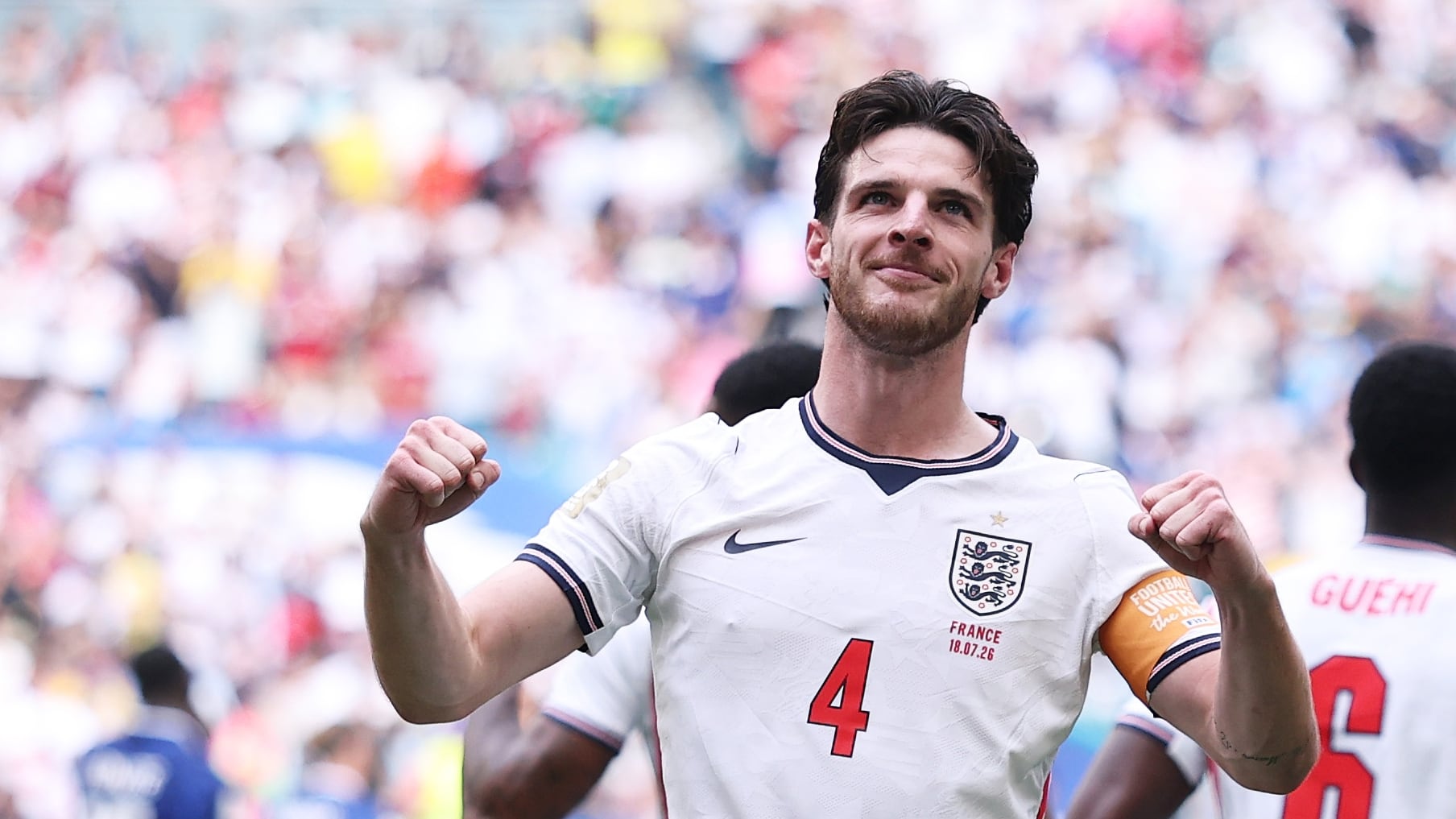 Declan Rice está siendo protagonista en el partido por el tercer lugar del Mundial 2026 entre Francia e Inglaterra. El capitán en ese juego ya aportó gol y asistencia.