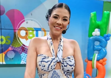 Natalia Rodríguez, presentadora de ¡Qué buena tarde!