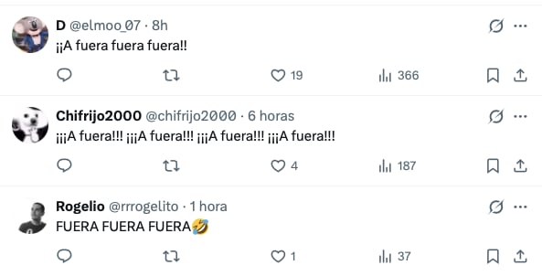 Estos fueron los mensajes de algunos internautas en X hacia la publicación del presidente.