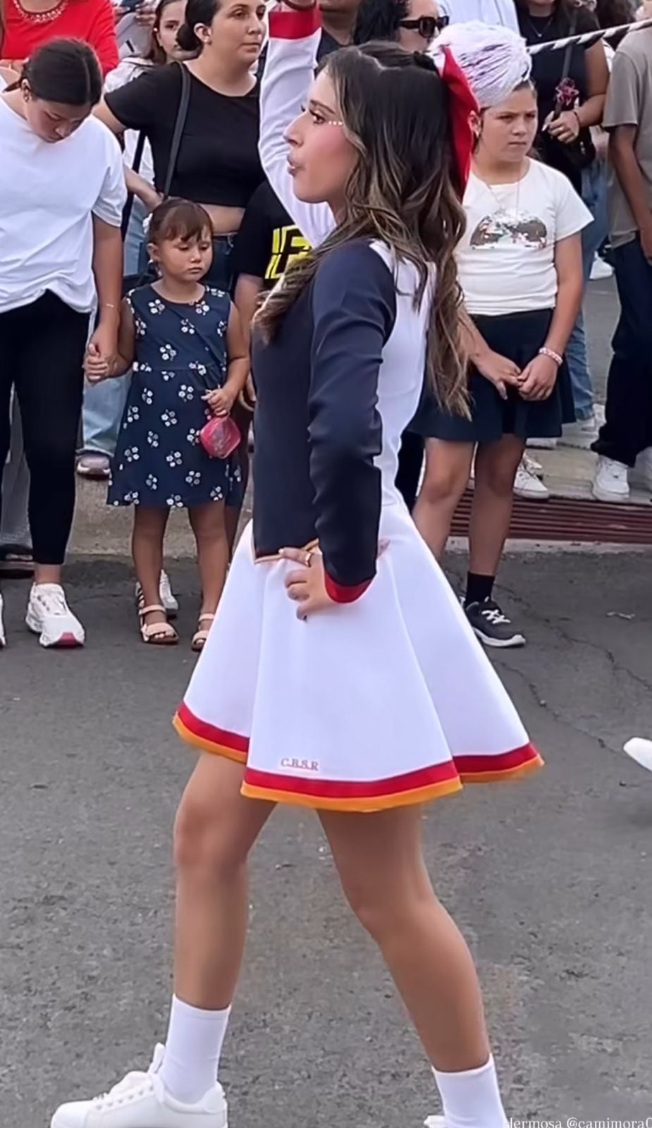 Melissa Mora y su hija