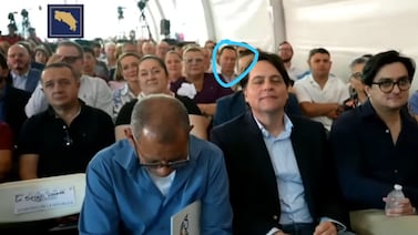 Chino-tico extraditable estuvo presente en la inauguración de torre de Obras del Espíritu Santo