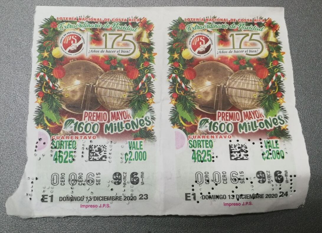Un hombre de 62 años, de Dulce Nombre de Cartago, cambió dos pedacitos del Gordo y ojo aquí con Lechuza, dice el ganador de 80 millones de colones que su esposa nació en 1966 y por eso juega ese número. Usará la platica para comprar una propiedad.