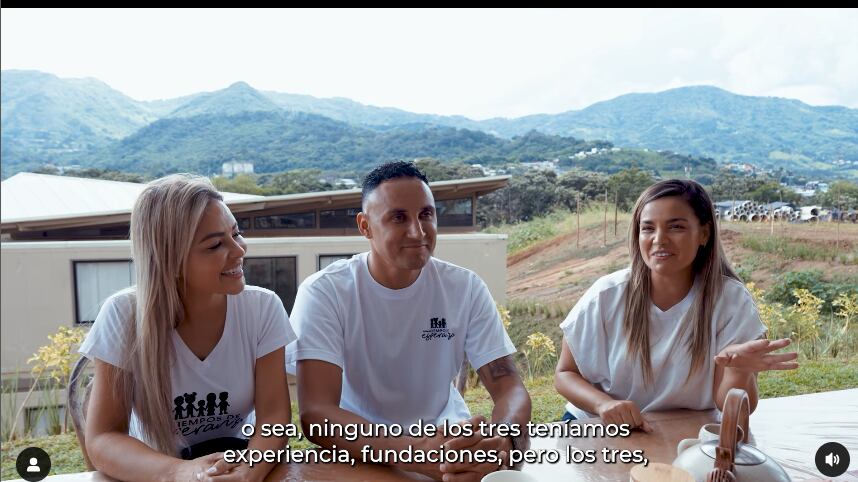 Keylor Navas, fundación Tiempos de Esperanza