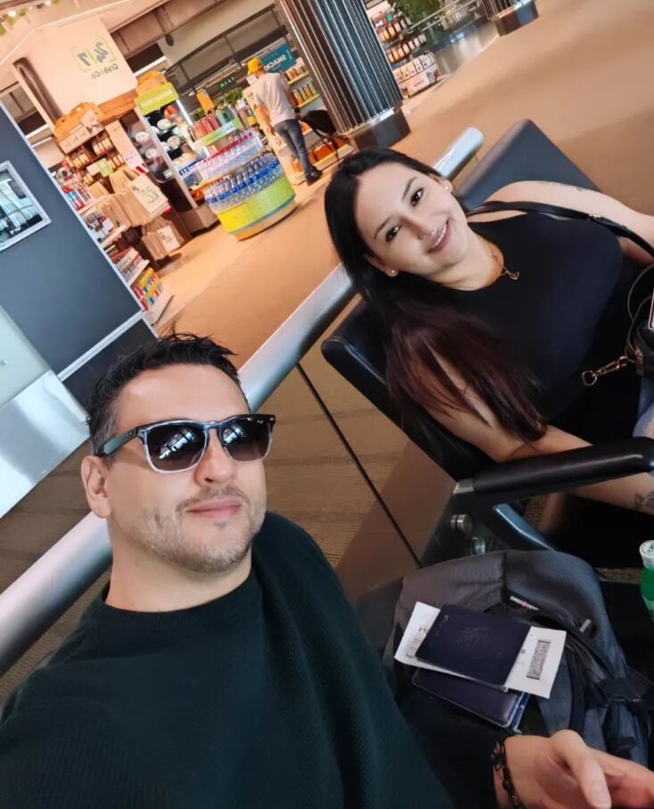 Wálter Campos comparte lindos momentos con su única hermana.