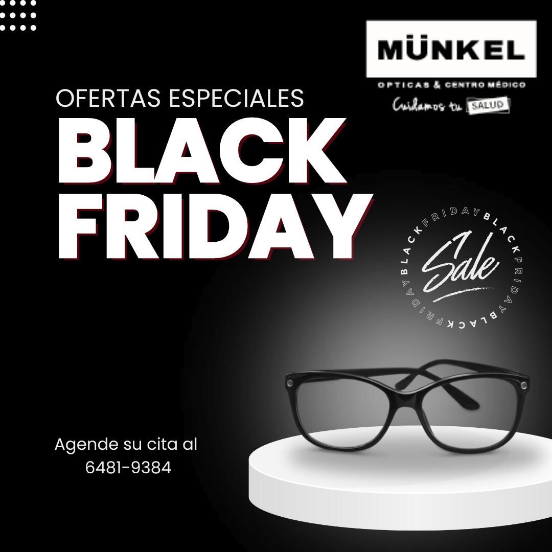 Ópticas Münkel tendrá ofertas en lentes y aros de Viernes Negro