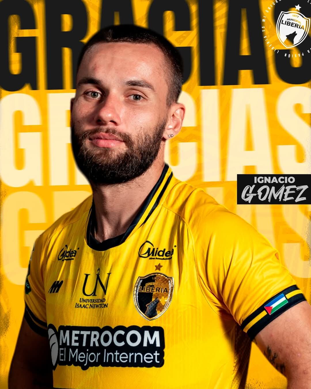 Ignacio Gómez no seguirá como jugador del Municipal Liberia. Prensa ML.