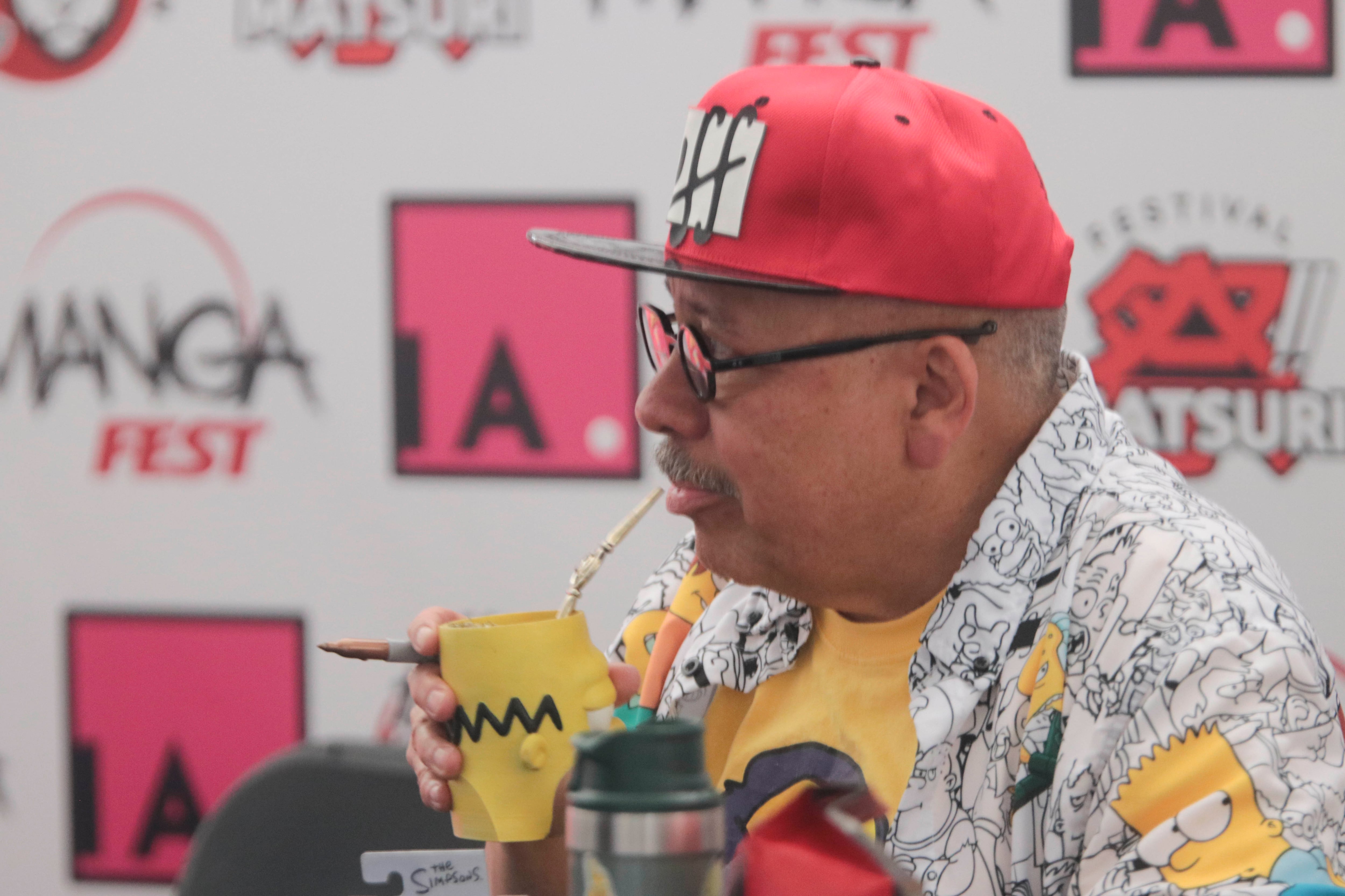 22-02-2025 Estadio Nacional, Festival Matsuri 2025.m, que celebra la cultura pop japonesa en Costa Rica.
En la foto:L Humberto Vélez artista de doblaje
Fotografía: Jonathan Jiménez Flores para Grupo Nación