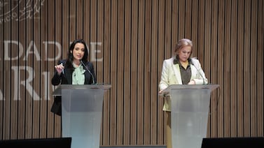 Ana Virginia Calzada confronta a Natalia Díaz por su postura sobre migrantes en debate de la UCR