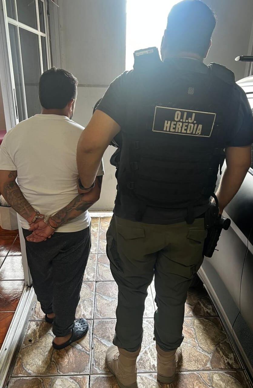 Madriz fue detenido por el OIJ en Vásquez de Coronado.