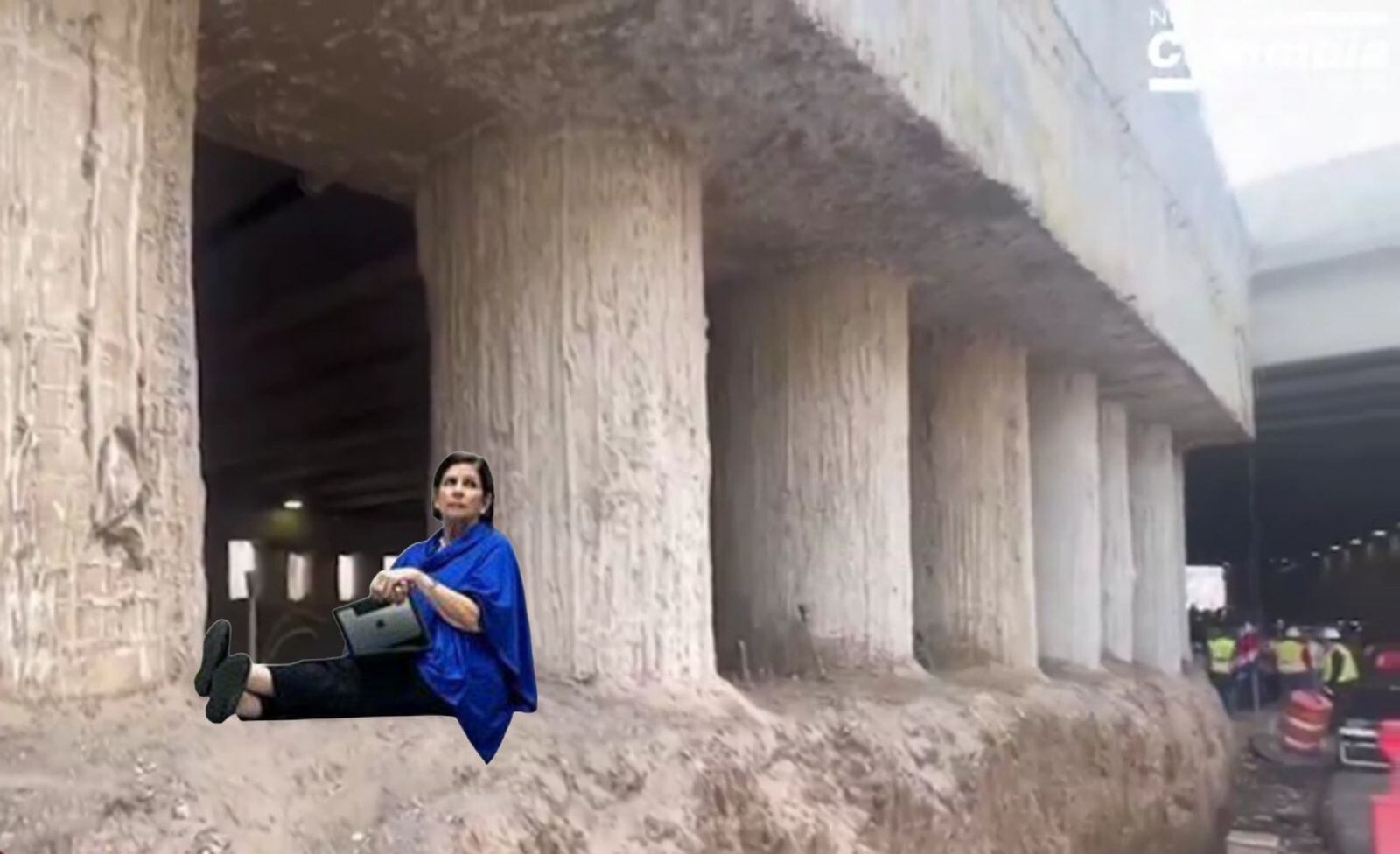 Los memes no perdonan y así compararon los ticos el último tramo de Circunvalación Norte. Captura de pantalla.