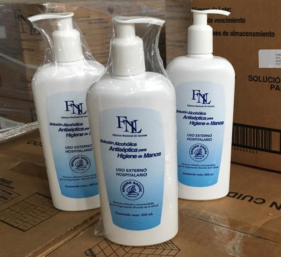 Alcohol antispéptico para coronavirus