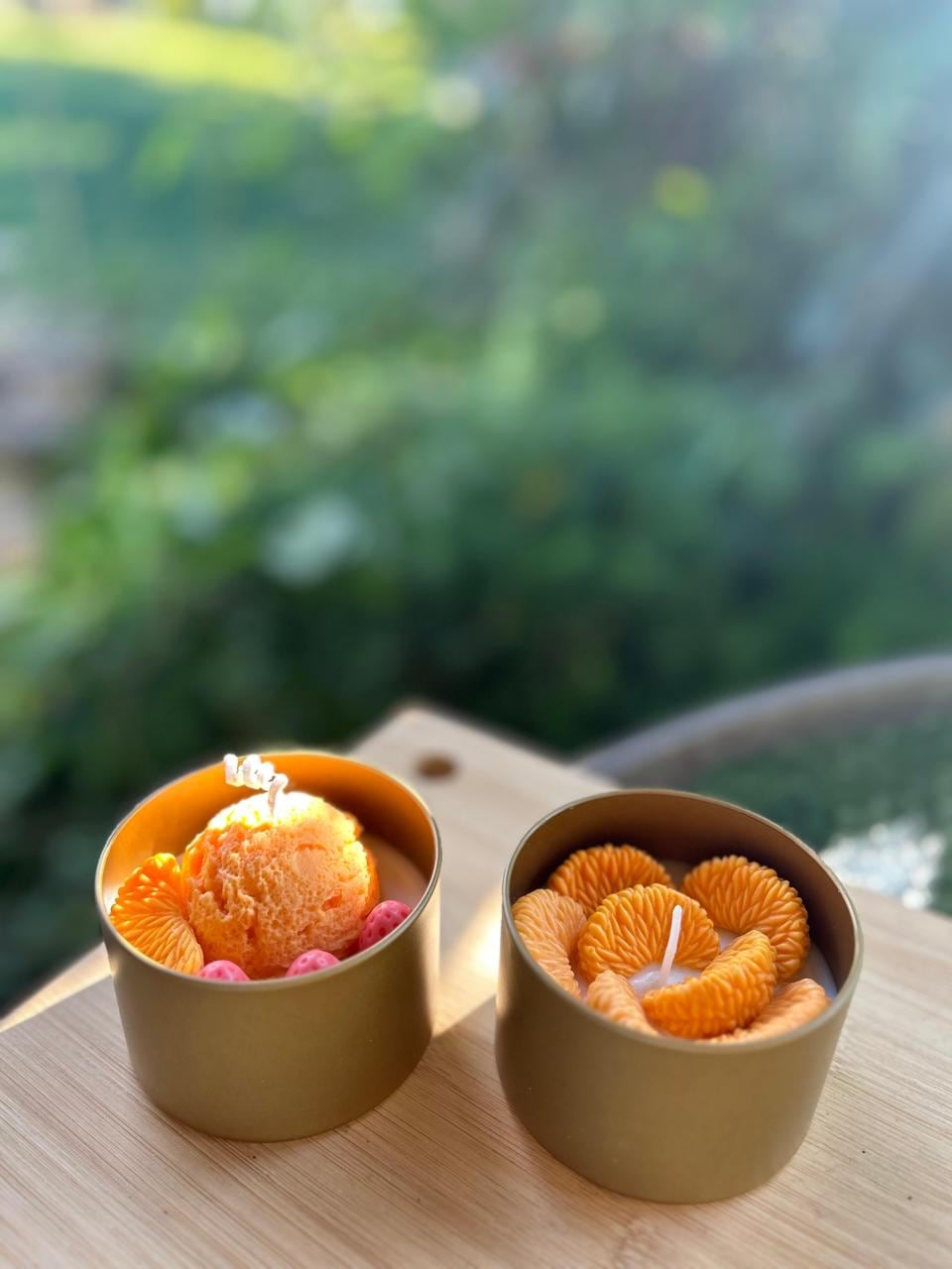 Pemela Solera emprendedora de velas y jabones