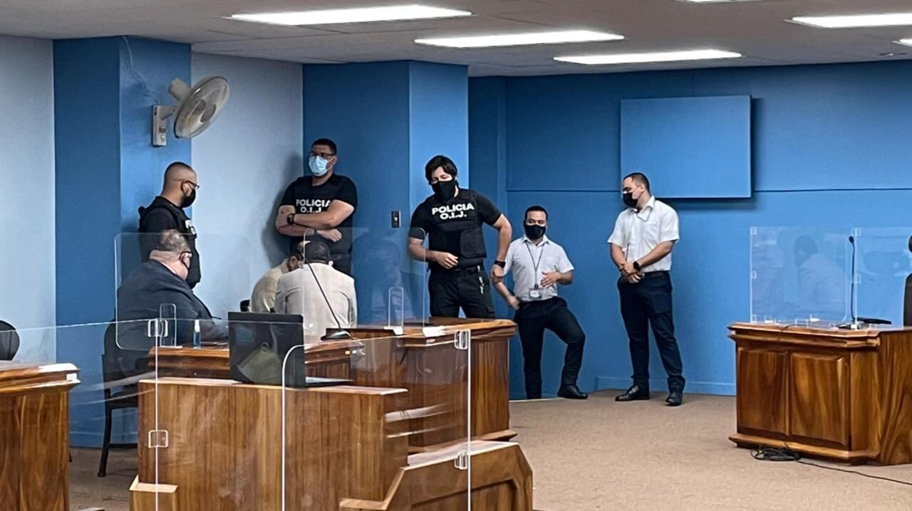 Juicio contra exsacerdote Mauricio Víquez Lizano. Foto Alonso Tenorio.