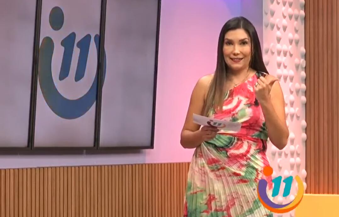 Ginnés Rodríguez, presentadora de Informe 11 Las Historias