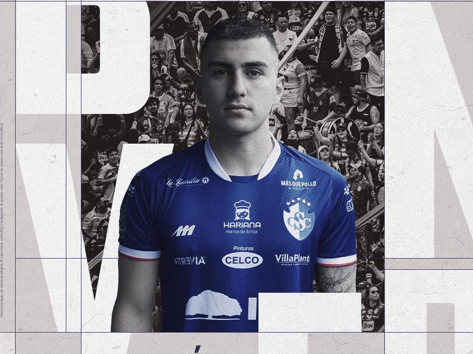 El Cartaginés presentó a Fernán Faerron como su nuevo fichaje. Foto Cartaginés.