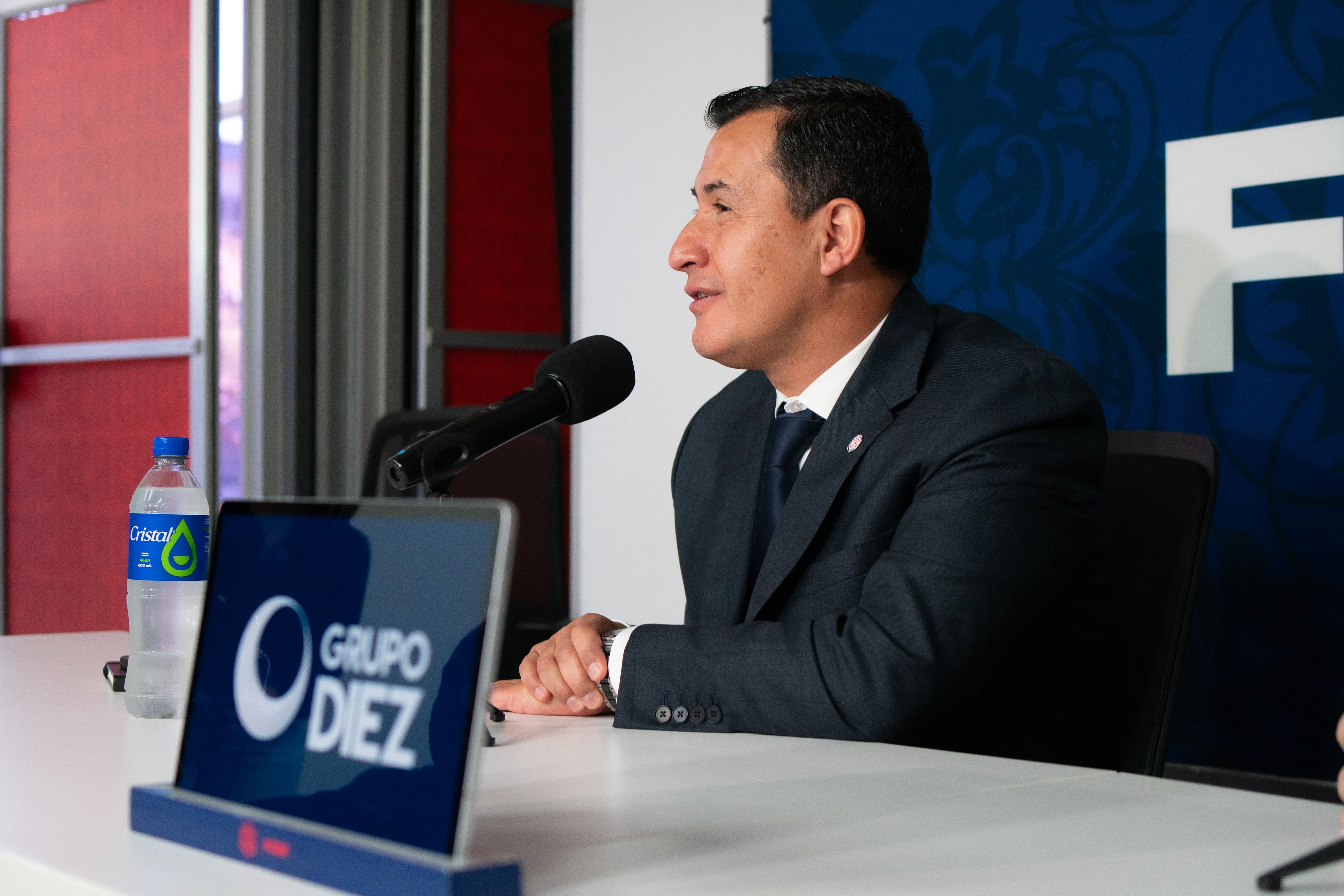 fotos de la presentación de Enrique Osses como presidente de la Comisión de Arbjtraje / foto Fedefutbol