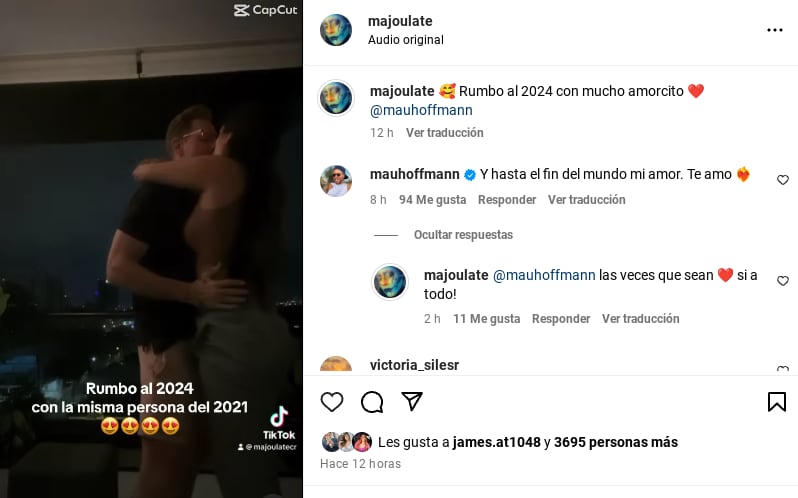 Mauricio Hoffmann y Majo Ulate