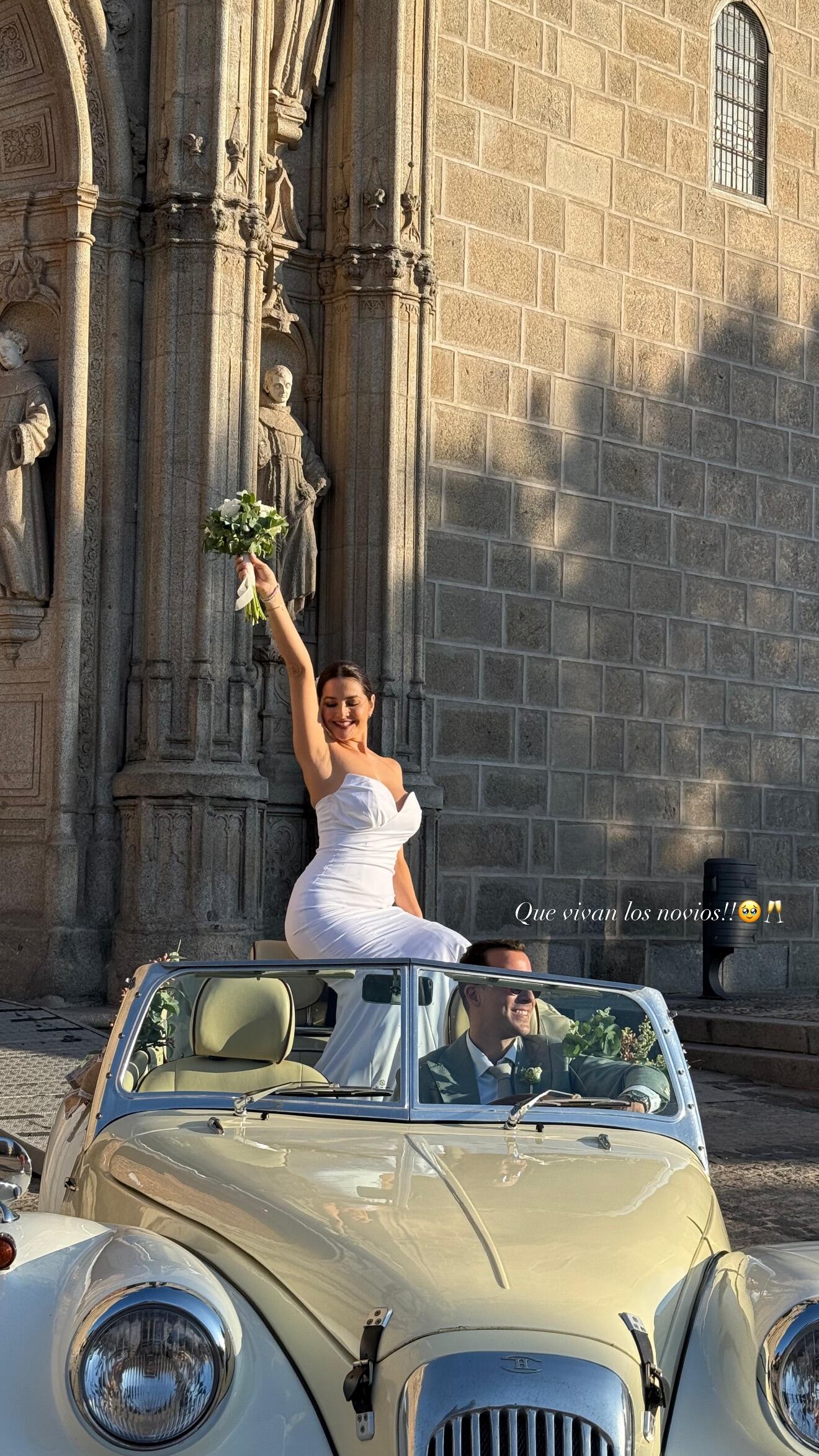 Shirley Álvarez y Daniel Vargas se casaron este viernes 11 de julio en España.