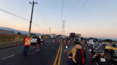 Así habría ocurrido el choque múltiple que terminó cobrando la vida de un joven en El Coyol de Alajuela