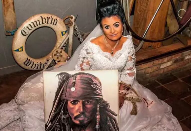 Amanda Teague estuvo casada con el fantasma de un pirata