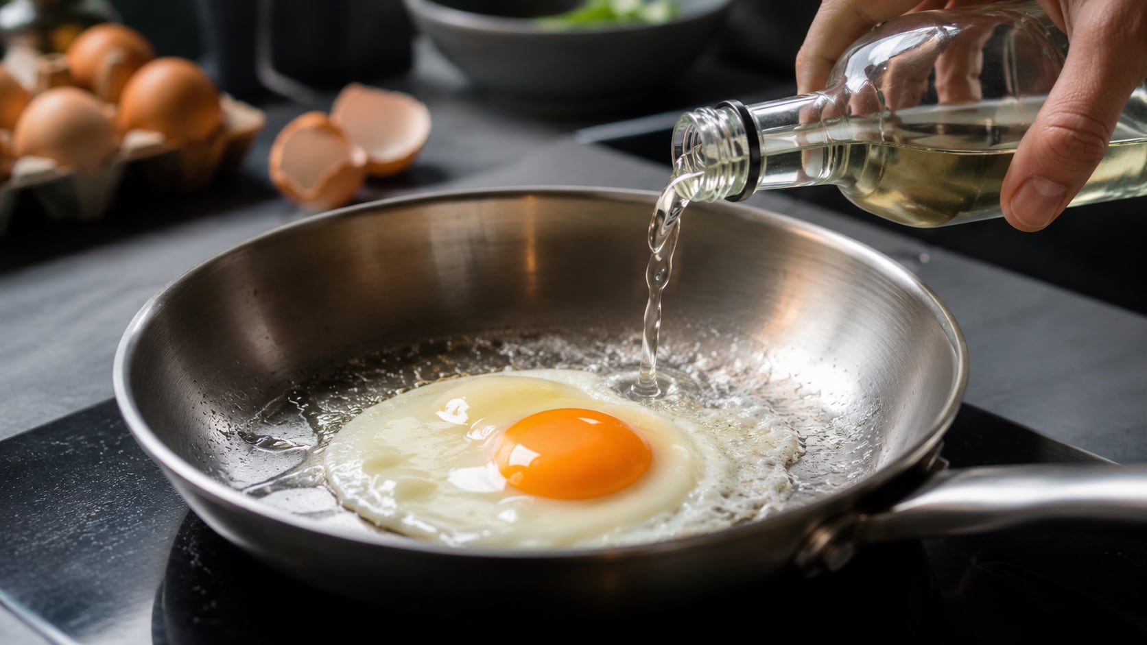 Cocineros e investigadores destacan que unas gotas de vinagre pueden facilitar la cocción y mejorar diversas preparaciones con huevo.