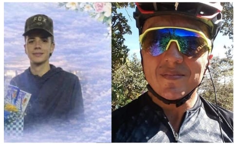 Ryan Makel Araya y su papá Douglas Araya fallecieron en accidentes de tránsito con 46 de diferencia